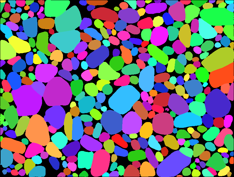 結晶粒セグメンテーション結果